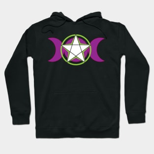 Moon Goodess Pentagram Hoodie